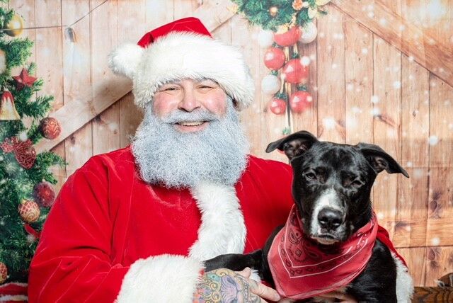 Santa and Whiskey.